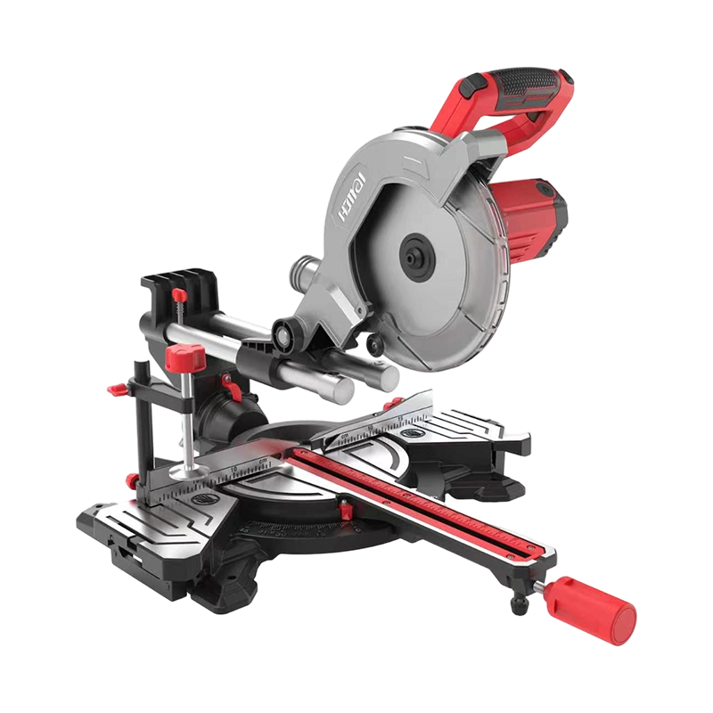 9802 Series 8-Inch 210mm Sliding Miter Saw with Shadow Line and Built-In Blade Guard