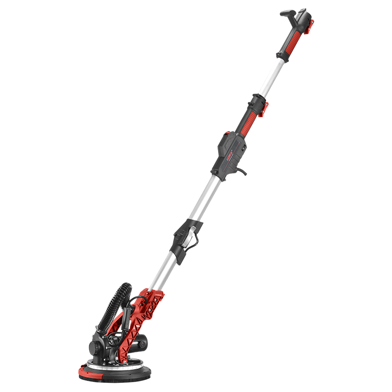 21K6 Series 225mm Lightweight Foldable Drywall Sander with Extension Pole & Digital Display
